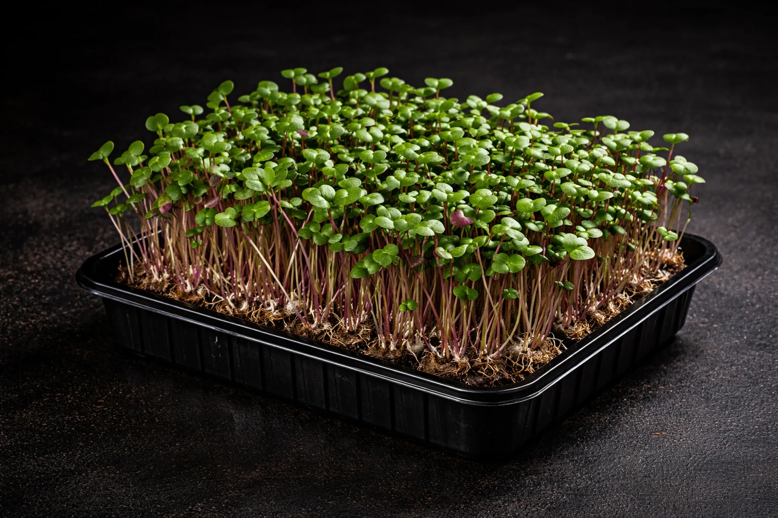 Frische Radieschen-Microgreens von Kleemi Farm